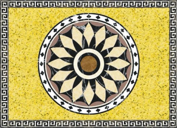 Gạch thảm lát nền phủ kim tuyến