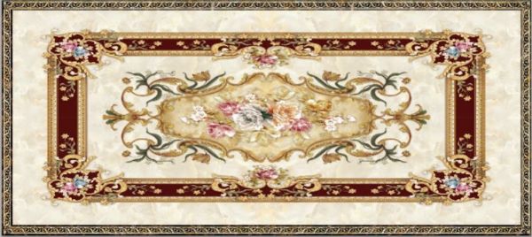 Gạch thảm lát sảnh phủ kính kim tuyến