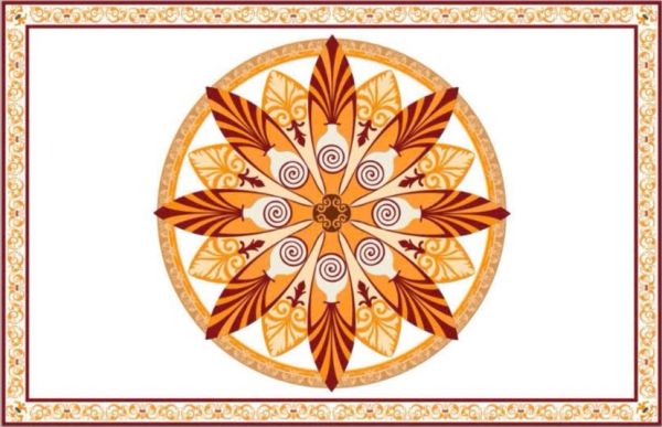 Gạch thảm trang trí UV kim tuyến phủ kính