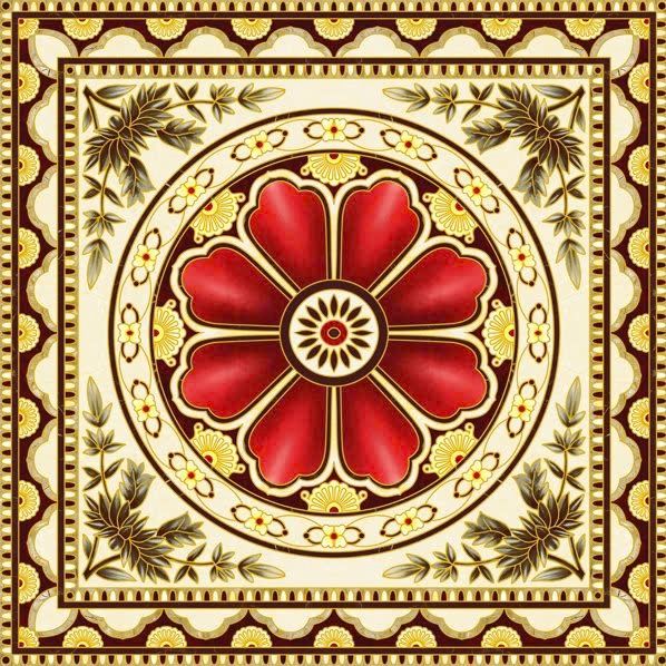 Gạch thảm vuông đẹp phủ kim tuyến