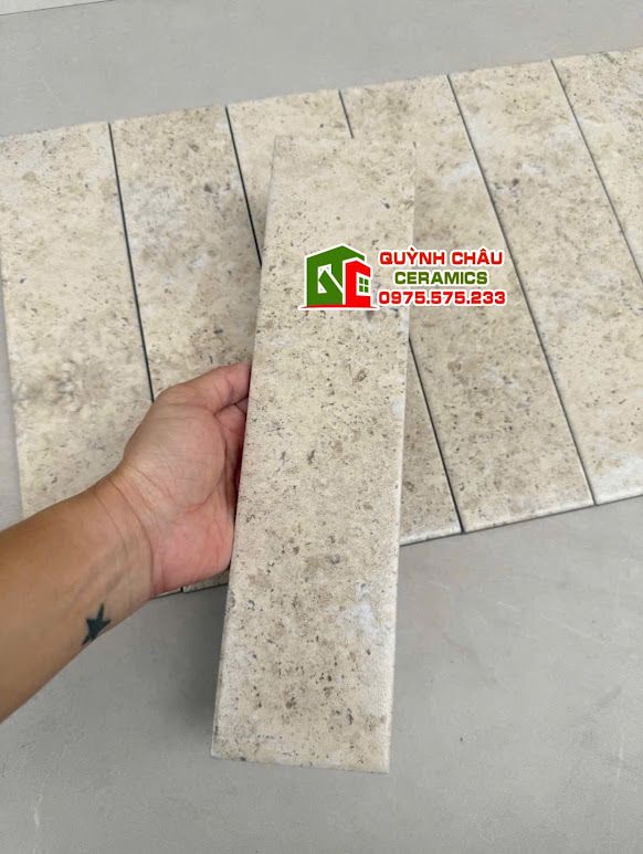 Gạch thẻ màu cổ hiệu ứng 75x300 nhập khẩu