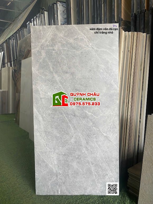 Gạch Viglacera 60x120 mờ xám rạn vân đá