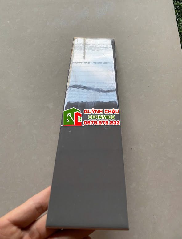 Gạch xám bóng thẻ 75x300 trung quốc