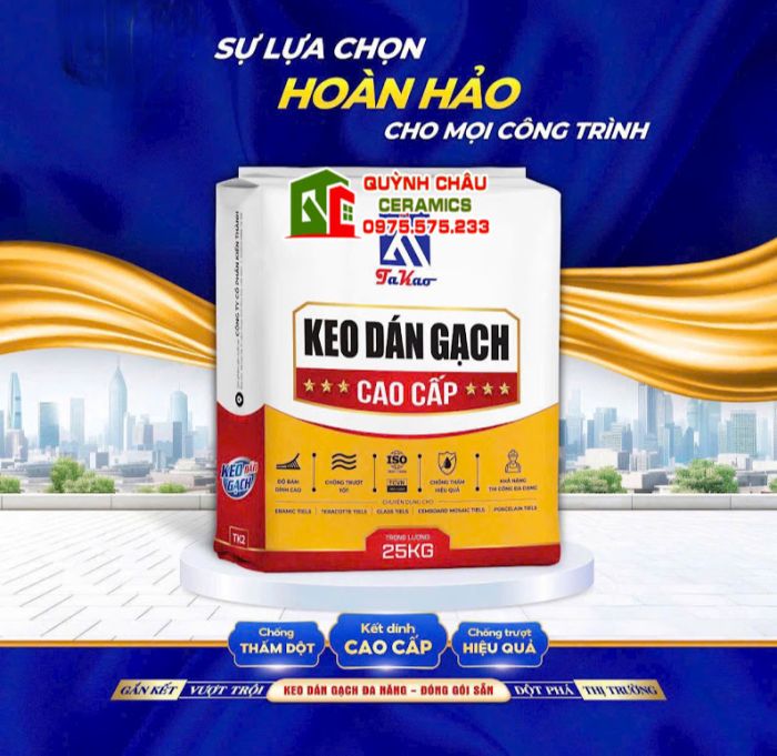Keo dán gạch ốp lát takao cao cấp