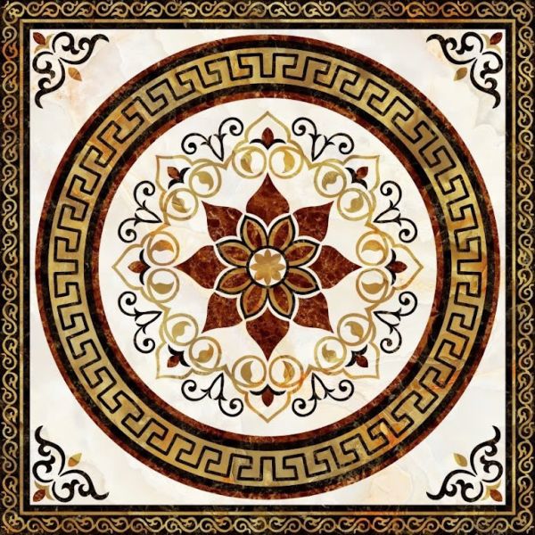 Thảm gạch vuông lát chiếu nghỉ cầu thang