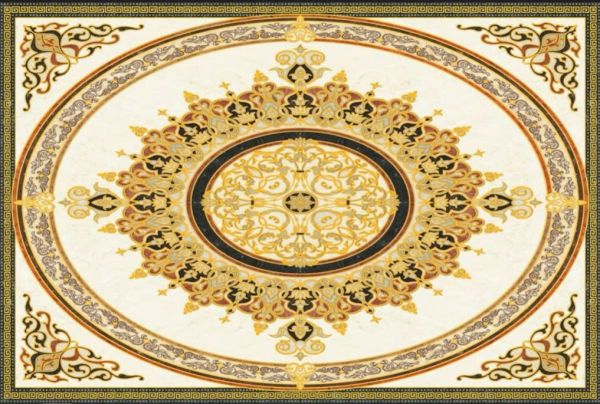 Thảm kính cường lực lát nền kim tuyến