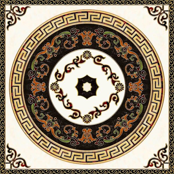 Thảm kính cường lực vuông kim tuyến định hình