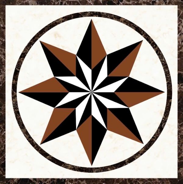 Thảm kính lát chiếu nghỉ thang máy