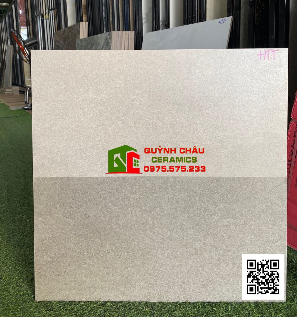Gạch ốp lát 300x600 mờ xám