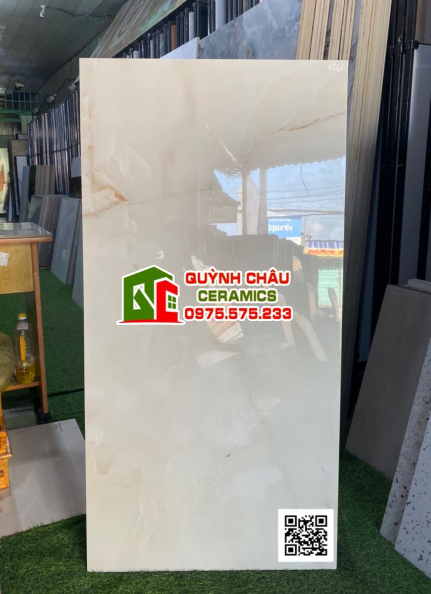 Gạch khổ lớn ấn độ 60x120 màu kem vân đá siêu đẹp