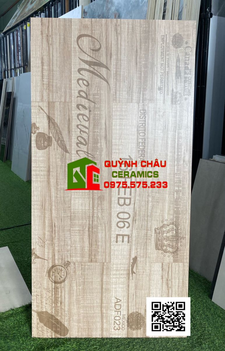 Gạch lát nền giả gỗ ấn độ 60x120 mờ nhám chống trơn
