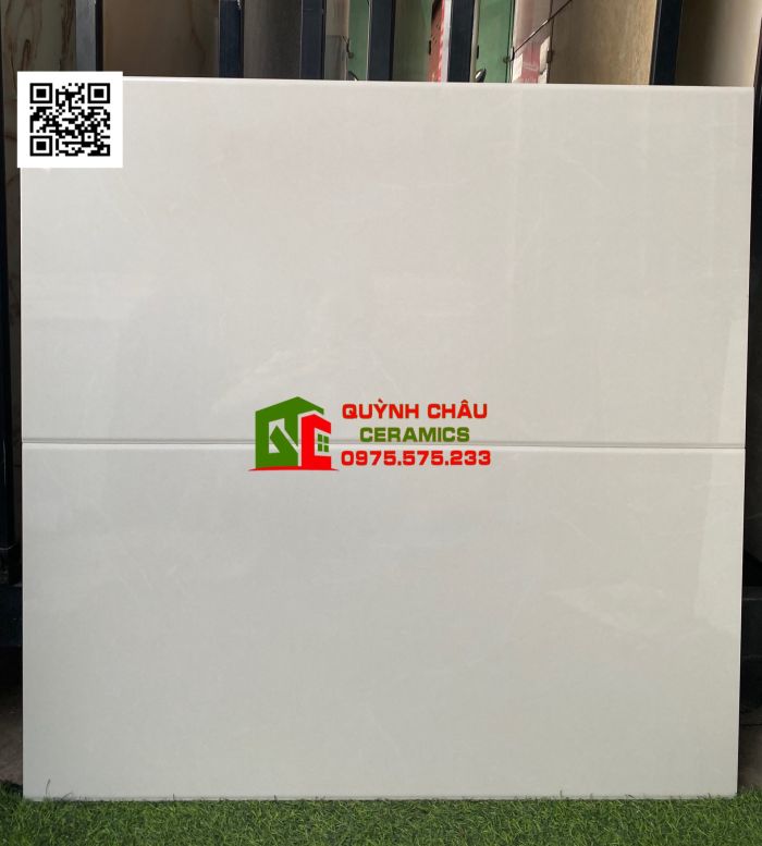 Gạch ốp tường 40x80 men trắng bóng vát cạnh