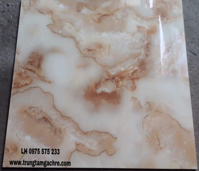 Gạch nhũ vàng 80x80 Trung quốc lát phòng khách đẹp, sang chảnh