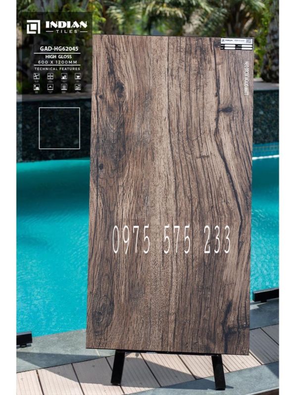 Gạch có mắt gỗ giả vân gỗ mục cổ tự nhiên 60x120 đẹp