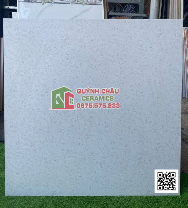 Gạch terrazzo vân nhuyễn 60x60 đá mờ