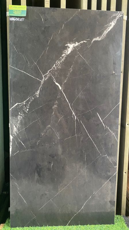 Gạch ốp mặt tiền lát nền 60x120 đen vân trắng ấn độ cao cấp