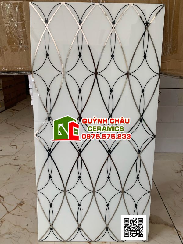 Gạch 30x60 nhũ bạc bóng kiếng ốp tường đẹp lộng lẫy mnk