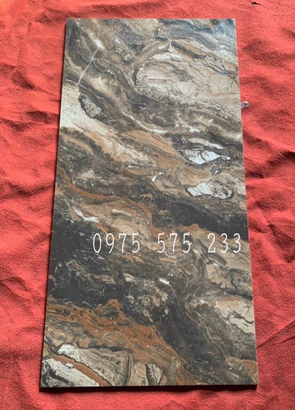 Kho gạch nhập khẩu 60x120 vân giả đá khắc kim sang trọng 16