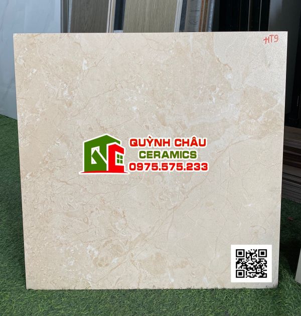 Gạch lát nền apodio 60x60 đá mờ kem vàng