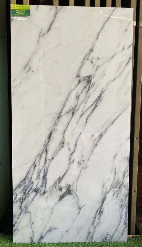 Gạch ấn độ 60x120 bóng kiếng trắng vân đẹp