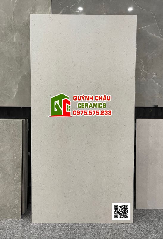 Gạch 600x1200 ấn độ đá mờ xám nhẹ carving hiệu ứng