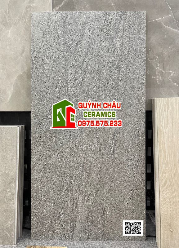 Gạch 600x1200 mờ xám vân đá nhập khẩu giá tốt