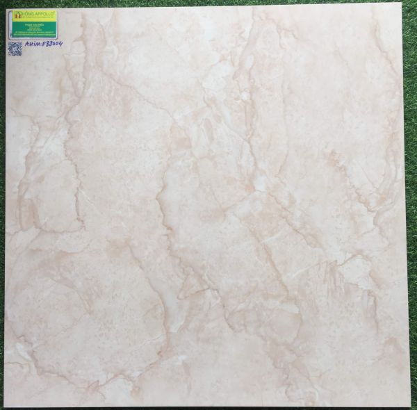 Gạch lát nền Ý Mỹ bóng kiếng 80x80 vân vàng kem nhẹ F88004 2879