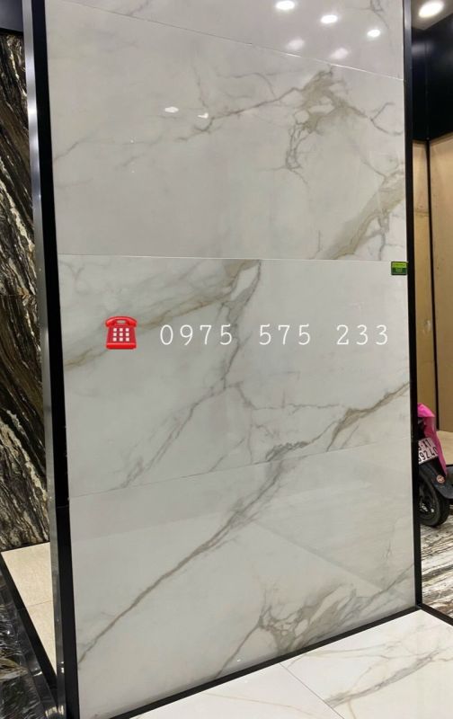 Kho gạch ốp lát 80x160 bóng kiếng trắng vân nhập khẩu ấn độ tại thành phố hồ chí minh 3409