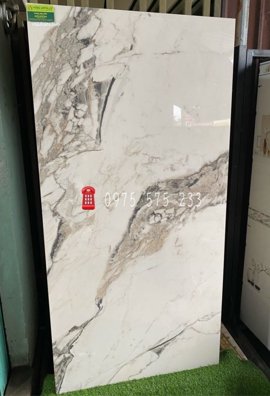 Gạch bóng kiếng 80x160 cao cấp vân đá mã não tại châu phú an giang 3419