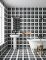 Gạch bông 30x30 trắng đen trang trí hoa văn nhỏ xinh đẹp