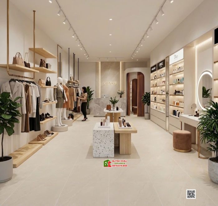 Gạch lát nền 80x80 Việt Ý đá mờ màu vàng kem