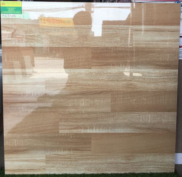 Gạch lát nền giả vân gỗ 80x80 phòng khách bóng kiếng AC8904 2886