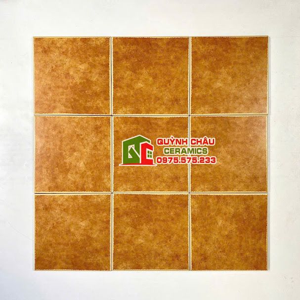 Gạch lát nền 20x20 mờ da bò giả cổ