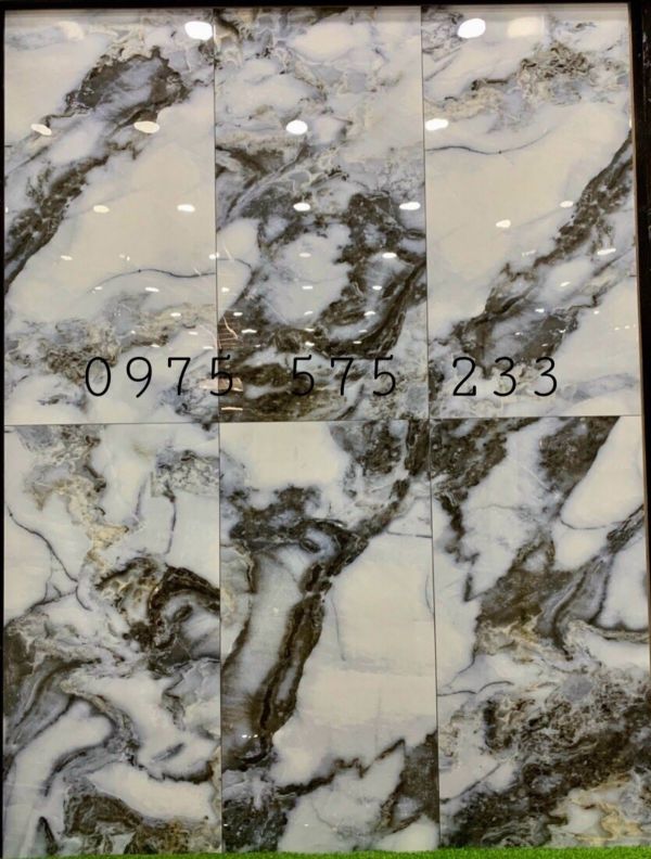 Gạch ốp lát cao cấp 80x160 bóng kiếng vân xám đẹp tại an thới phú quốc 3422