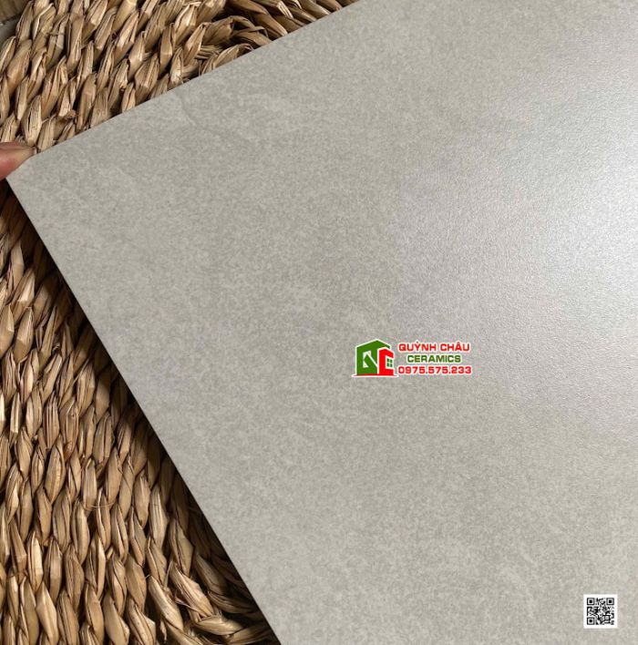Gạch lát nền Viglacera 80x80 bề mặt vân đá mờ xám nhạt