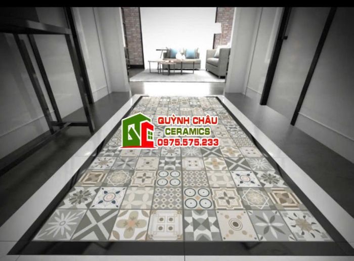 Gạch bông giá rẻ bình chánh 60x60 đẹp 3007