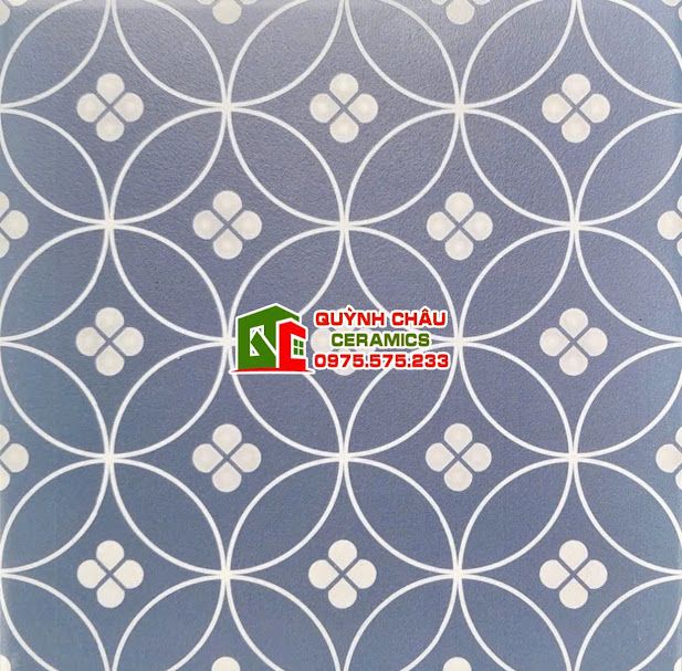 Gạch bông 20x20 hoa văn xen cổ điển