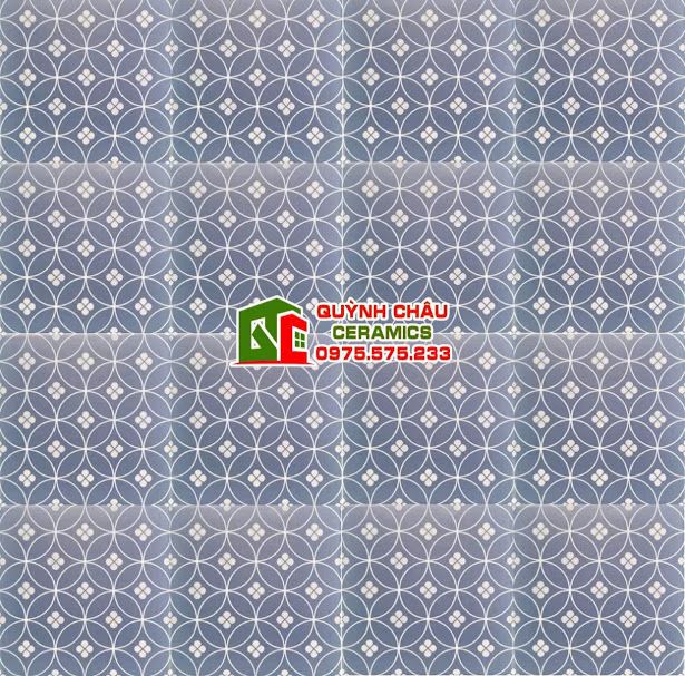 Gạch bông 20x20 hoa văn xen cổ điển
