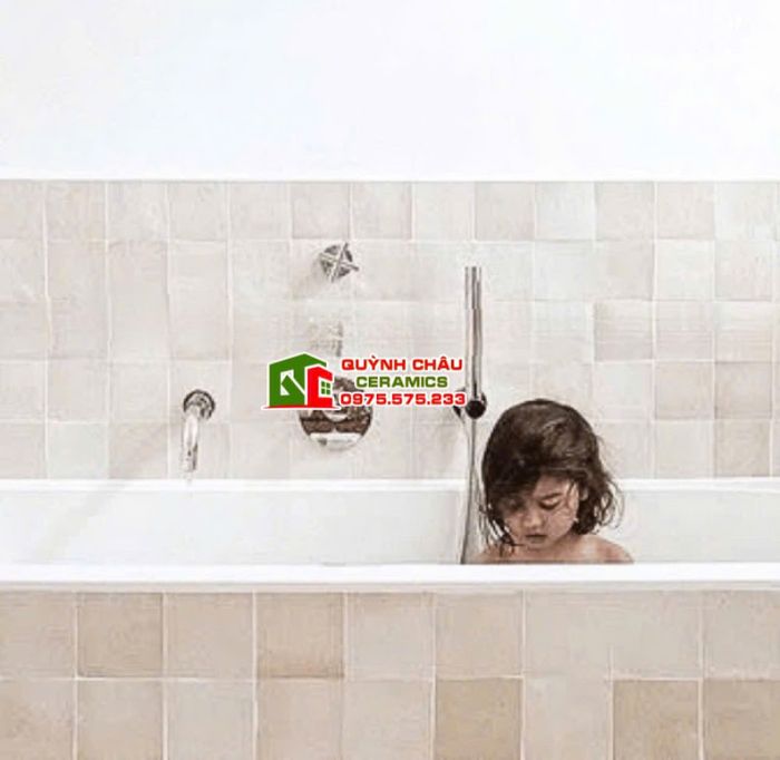  Gạch thẻ lượn sóng 12x12 xám bóng màu xi măng hiệu ứng