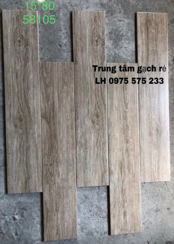 Gạch giả gỗ 15x80 cao cấp 58105HV