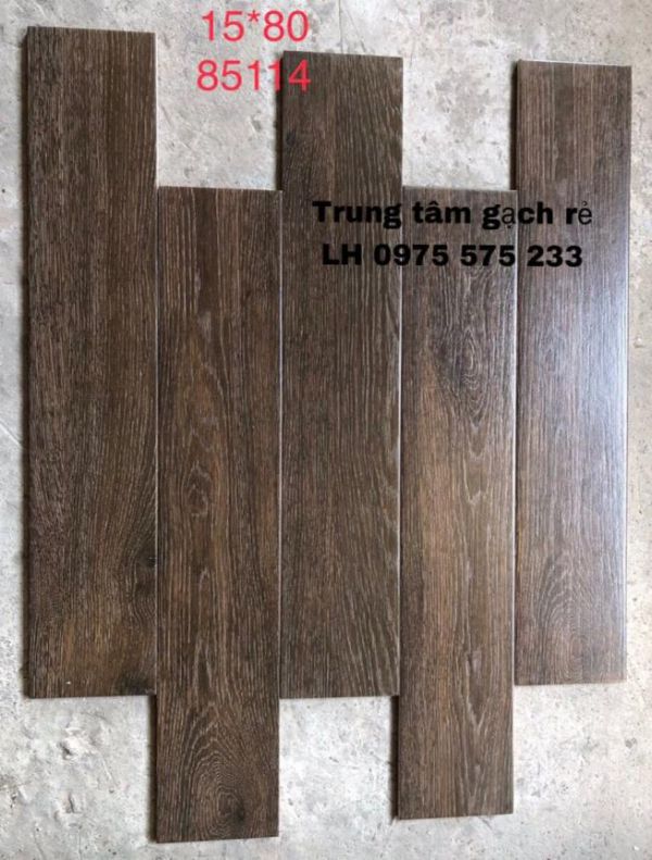 Gạch lát nền 15x80 đẹp 85114HV