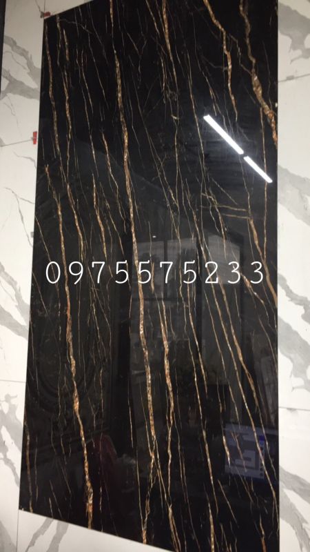 Gạch cao cấp 160x320 ấn độ đen nhũ vàng ấn độ tại hà nội giá rẻ