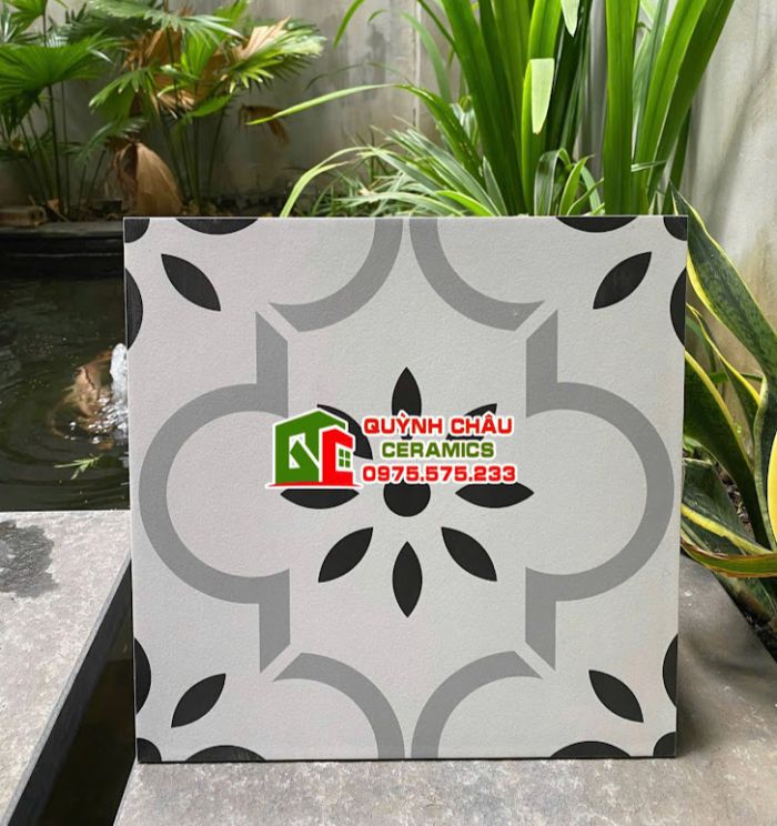 Gạch bông hoa văn 30x30 xương đá