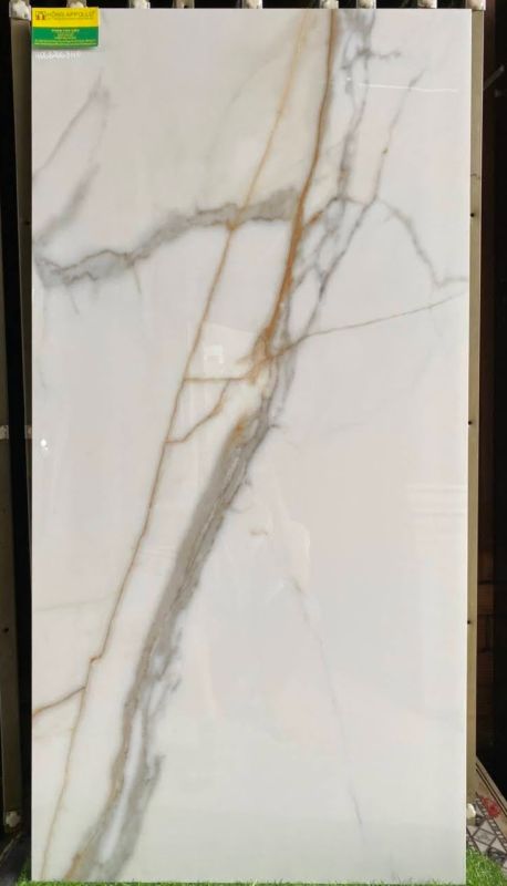 Gạch 600x1200 ấn độ trắng vân đẹp bóng kiếng sang trọng