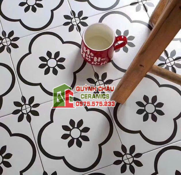 Gạch bông cánh hoa mai 20x20 cm