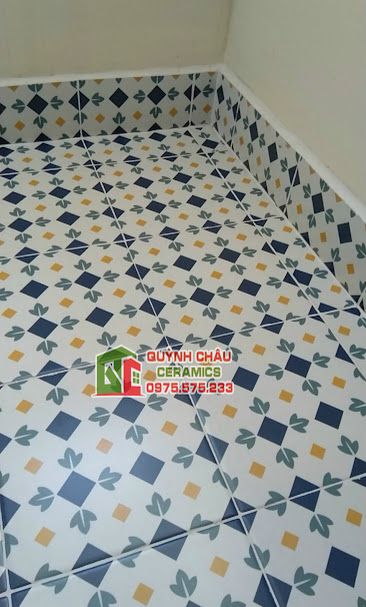 Gạch bông 20x20 trang trí mix màu mẫu mới nhất