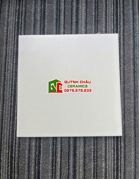 Gạch bông trắng mờ 20x20 xương đá trung quốc