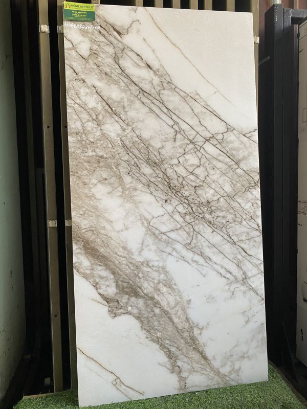 Địa chỉ bán gạch 60x120 lát nền đá mờ trắng vân dạn đẹp