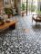 Gạch bông 30x30 cổ điển họa tiết đen trắng đẹp
