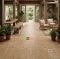 Gạch bông 40x40 cổ điển trang trí decor họa tiết màu đất nung nhạt